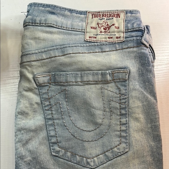 True Religion Light Blue Straight Leg Jeans - Picture 5 of 5